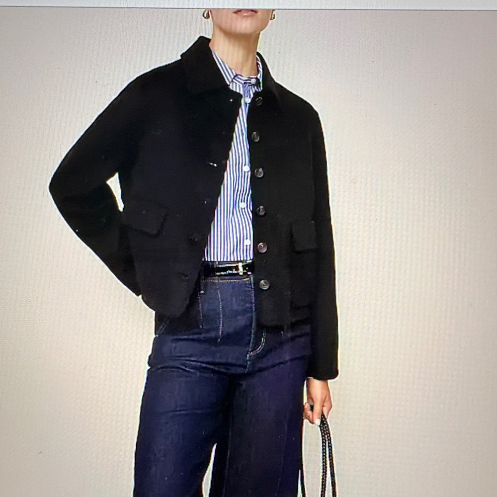 NWT Ann Taylor Collared Double Face Jacket